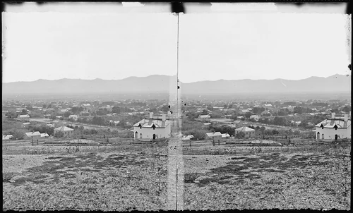 Birdseye (sic) panoramic view of Great Salt Lake City - NARA - 517355